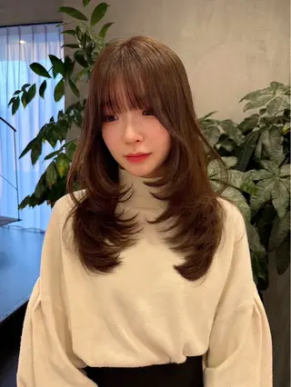 ロング カットモデル募集中/ 新潟万代/美羽⭐️のヘアスタイル