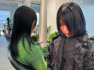 ロング 低ダメージカラー Yoshidaのヘアスタイル