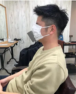 ショート メンズ ショートカット/ 岡山駅前/KAZUのヘアスタイル