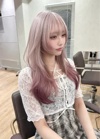ミディアム ユナイテッド ビューティー西金沢のヘアスタイル