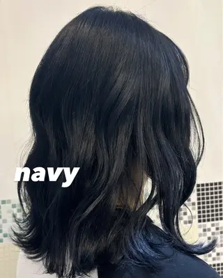 セミロング カラー 🍓ブリーチカラー 🎀nene🍓のヘアスタイル