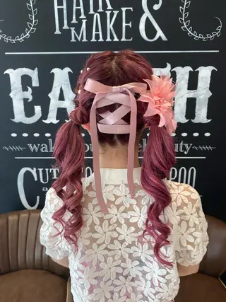 ロング ヘアアレンジ 伊藤 いほみのマツエク・マツパデザイン