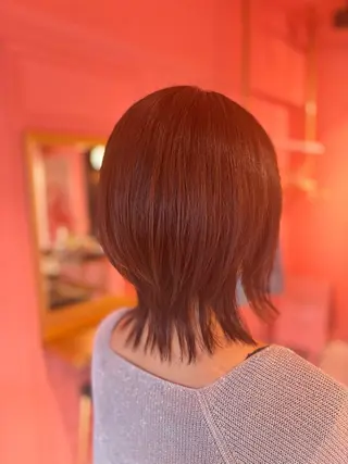 ミディアム ヘアアレンジ 渡部 彩花のヘアスタイル