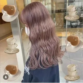 カラー 色落ちまで可愛い🧚 心斎橋hikaruのヘアスタイル