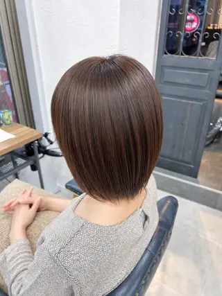 ショート カラー 艶カラー/ヘッドスパ ✨Ayariのヘアスタイル