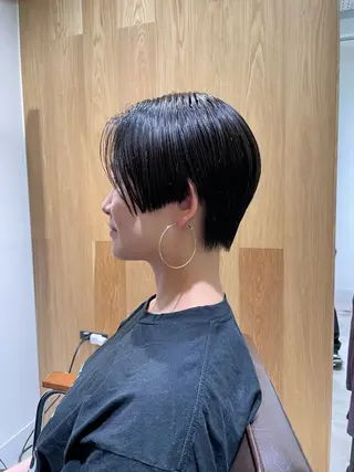 ショート 🩵縮毛矯正 髪質 改善 美髪🩵のヘアスタイル