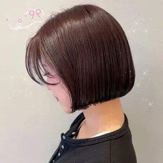 ミディアム カラー 顔周り/ガーリー /ヘアメ/あつはのヘアスタイル