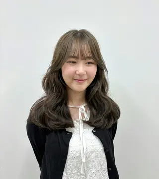 ロング カラー ひ な た⌇ elto 四条烏丸のヘアスタイル