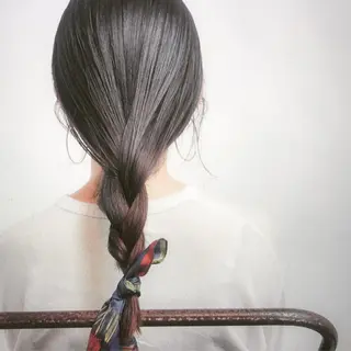ミディアム カラー ヘアアレンジ エイジングケア/大人 デザイン/FRAMEのヘアスタイル