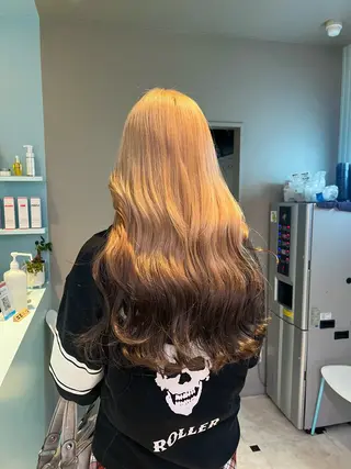 ロング カラー ブリーチカラー 🩵MIZUKIのヘアスタイル