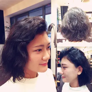 ミディアム 前之園 ひかるのヘアスタイル