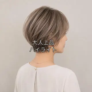 カラー ハイライト/ショート レイヤー✨yaeのヘアスタイル