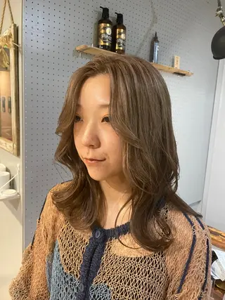 ミディアム カラー 🤩噂のMr.髪ポジ ティブ®️yu🤩のヘアスタイル