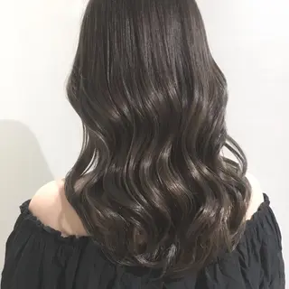 セミロング カラー ヘアアレンジ 柔らか垢抜けｶﾗｰと ｶｯﾄ🫧ASUKAのヘアスタイル