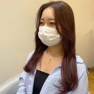 ロング カラー キタド アミのヘアスタイル