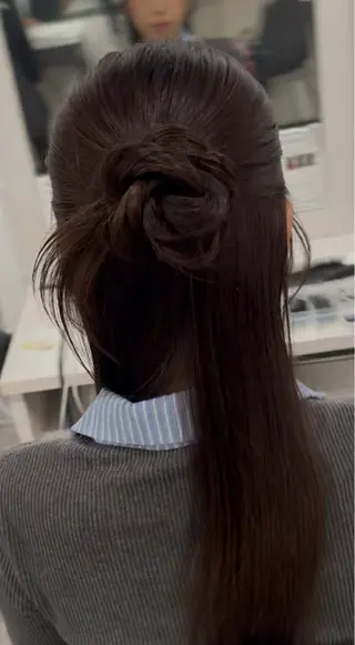 ロング 小川 芹菜のヘアスタイル