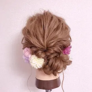 ロング ヘアアレンジ Satsuki ✂︎♡のヘアスタイル