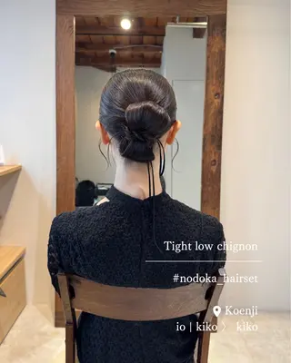 セミロング ヘアアレンジ お呼ばれセット🕊️ 高円寺/太田和のヘアスタイル