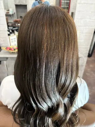 カラー 透明感カラー🩵/ 彩羽🫧🪽のヘアスタイル