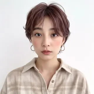 ショート 似合わせ✨透明感🫧 佐藤優斗のヘアスタイル