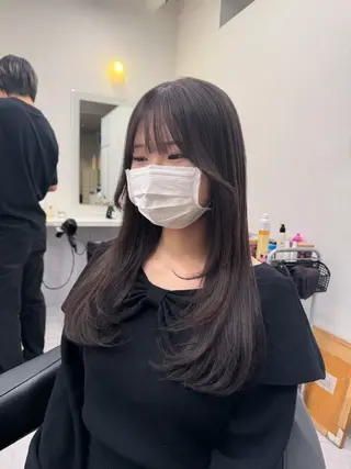 ロング カラー ヘアアレンジ Over hair_ misakiのヘアスタイル