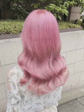 ミディアム カラー ヘアアレンジ メンズ キッズ マツエク・マツパ ブリーチの髪様 MASATOのヘアスタイル
