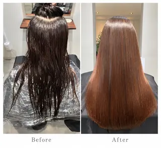 ロング 縮毛矯正/髪質改善 特化サロン🪽のヘアスタイル