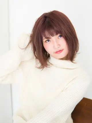 ミディアム 永野 良一のヘアスタイル