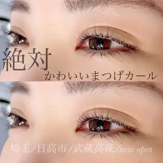マツエク・マツパ nicoeye NATSUMIのマツエク・マツパデザイン