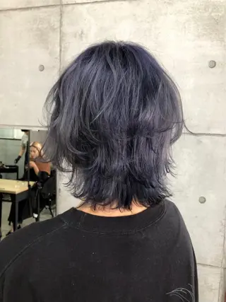 ショート カラー パーマ ヘアアレンジ メンズ キッズ ネイル マツエク・マツパ アイブロウ メンズヘアのカリスマ 北地　空のヘアスタイル
