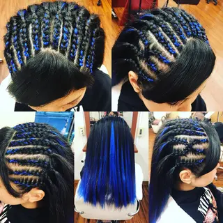 ✨コーンロウ✨ 本田さゃかのヘアスタイル