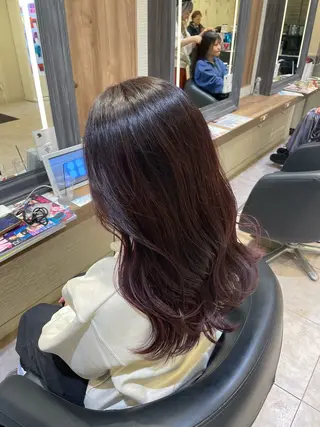ロング カラー ふわっと抜け感🫧 ブラウンベージュ🤎のヘアスタイル