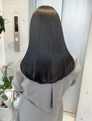 ロング カラー パーマ ヘアアレンジ 透明感カラー✂︎ /縮毛矯正/YUKAのヘアスタイル