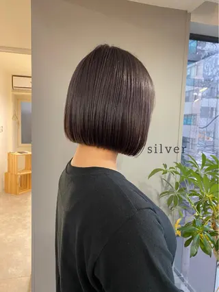 ショート カラー ヘアアレンジ ボブ /ニュアンス/ satomi🧸💖のヘアスタイル