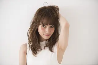 ロング カラー パーマ BASSA 下井草店のヘアスタイル