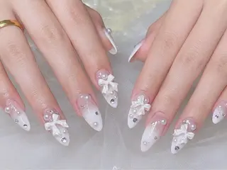 ネイル Nailグリン 🍑のネイルデザイン