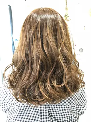 ロング カラー 桐谷 一史のヘアスタイル