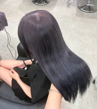 ロング miku/ラベンダー 透明感カラー🪻❤︎のヘアスタイル