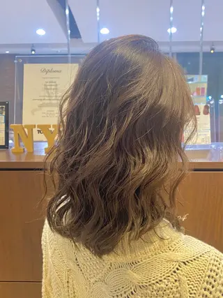 ミディアム 髪質改善/艶カラー /EisoAkariのヘアスタイル