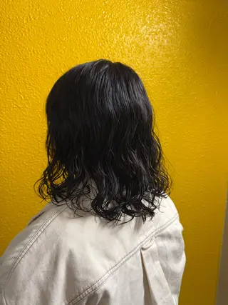 ミディアム パーマ カ ズ サ ✴︎のヘアスタイル