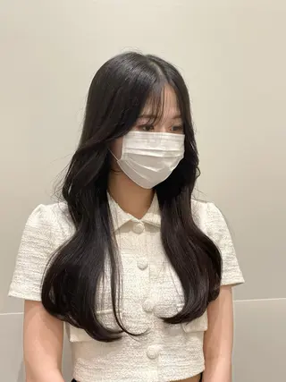 ロング ❤︎︎韓国ヘア❤︎︎ 𝑺𝒉𝒊𝒉𝒐のヘアスタイル