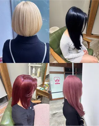 ロング カラー 鮫島海斗☆レイヤー☆ ケアブリーチのヘアスタイル