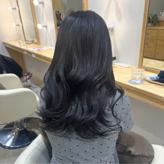 セミロング カラー 韓国Layer🩰 暖色・透明感♡ノアのヘアスタイル