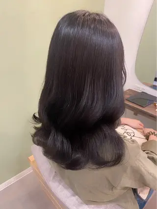 セミロング 十条/カラー 「yuya」のヘアスタイル