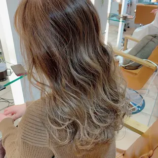 ロング ✨縮毛矯正✨ 知念あたるのヘアスタイル