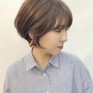 ショート 山野 稚奈のヘアスタイル