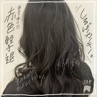 セミロング カラー ヘアアレンジ 🌿子池おりえ 🌿のヘアスタイル