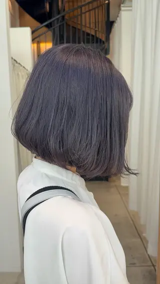 ショート カラー 🦋透明感カラー /ケアブリーチ🦋のヘアスタイル