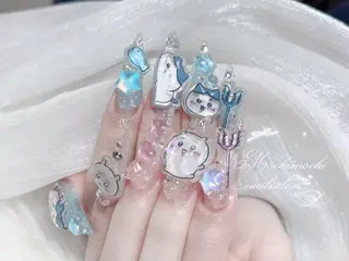 ネイル 🎀Reina🎀 長さ出し新宿のネイルデザイン