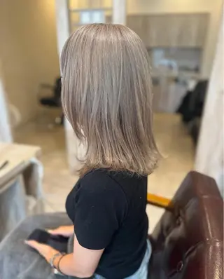 ミディアム カラー 宇治／美容師 Eclat/合場🍎のヘアスタイル
